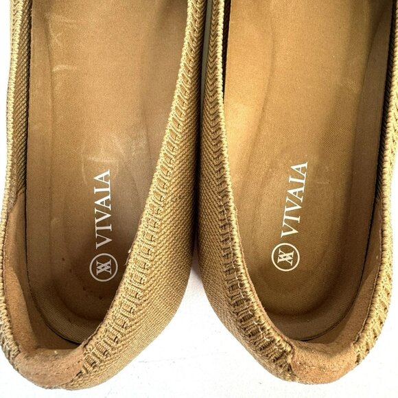 Vivaia Women's Tan Flats - Picture 7 of 9
